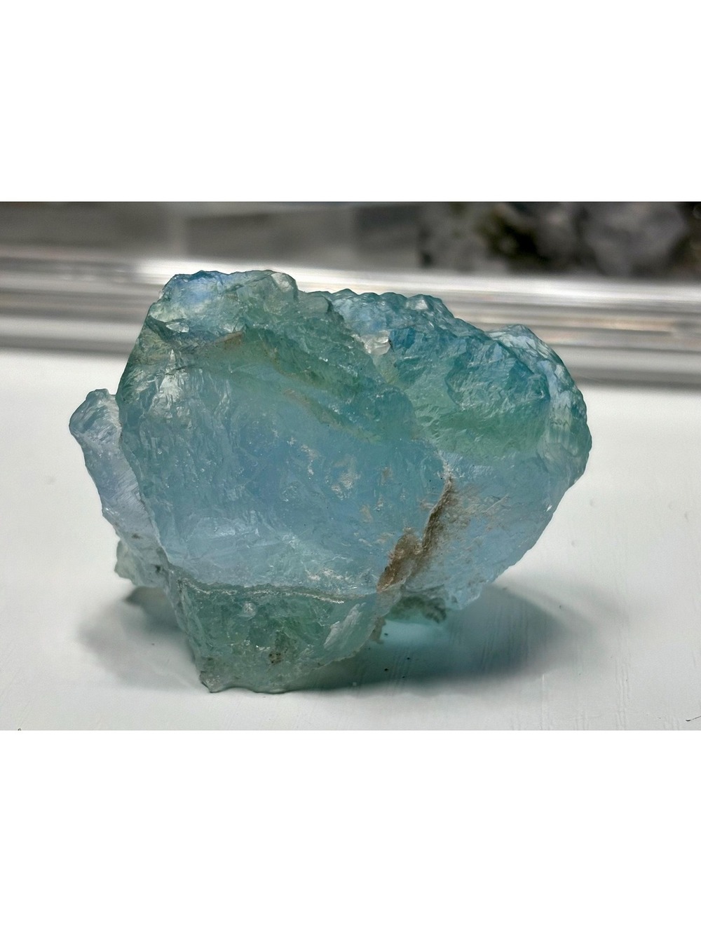 Yaogangxian Seafoam Green & Blue Fluorite | Large Cubic Fluorite Crystal |